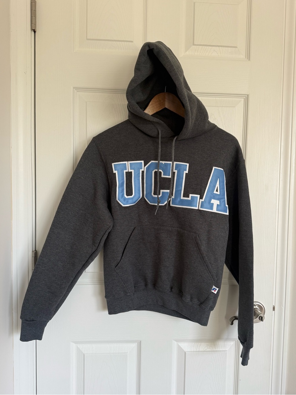 UCLA Grey Hooded Sweatshirt Hoodie Russel Athletics Size XS